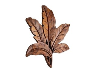 Handmade <b>Wooden</b> Foliage Wall Art Carved <b>Rustic</b> Decor for Living Room - Product Image 1