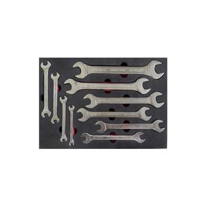 Industrial 6-Drawer Movable <b>Tool</b> <b>Cabinet</b> with 233 Pieces Red Steel and Aluminum Key Locking System - Product Image 3