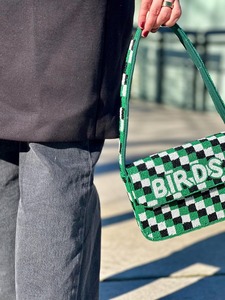 Nuevo Bolso de Mano de Lujo Hecho a Mano por Diseñadores de Brazeal Studio, Bolso de Mano con Cuentas para Mujer, Asa de Bambú, Patrón Geométrico, Forro de Satén - Product Image 6