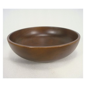 Bol en bois Bol de service polyvalent pour petit déjeuner Snacks Soupe Bols à pâte en bois brun - Product Image 1