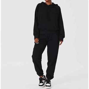 Janya-Chándal Personalizado de Alta Calidad para Mujer, Conjunto de Dos Piezas de Lana para Entrenamiento, Gimnasio y Fitness - Product Image 1