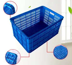 Máquina de molde de plástico para injeção, cesta plástica, máquina de molde retangular expressa para injeção de frutas e legumes