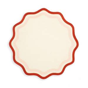 Sets de table en lin élégants avec des broderies délicates pour une décoration de salle à manger minimaliste, style haut de gamme - Product Image 2