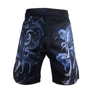 Pantalones cortos de boxeo MMA con logotipo personalizado de alta calidad, ropa deportiva de algodón suave, superventas, servicio OEM de Color sólido para ropa de artes marciales - Product Image 2