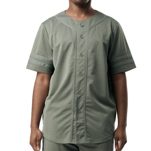Jersey de béisbol con botones-Jersey de uniforme de softbol recién llegado-Camisetas de ropa de equipo para béisbol y softbol - Product Image 4