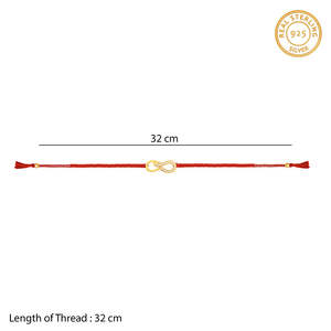 Colgantes y dijes finos Golden Infinity Rakhi - Product Image 6