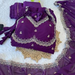 ชุดเดรสผ้าทอ Fox Georgette สไตล์โรแมนติก แขนยาว ปักลายชอลี คุณภาพดีเยี่ยม ตกแต่งด้วยงานยืดหยุ่น - Product Image 6