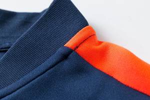 Survêtement de football rouge nouvelle mode en gros, haute qualité, séchage rapide, 100 % coton, respirant, léger, veste d'été - Product Image 2