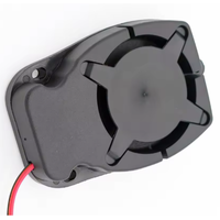 Sirena de alarma de ataque aéreo estándar de alta calidad DC12V 125 dB, mini altavoz con sonido de alarma, accionada por motor eléctrico, para vehículos de fábrica y extinción de incendios