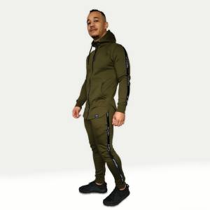 Ensemble de survêtement pour hommes avec logo personnalisé Vente en gros Marque privée Vêtements de sport pour hommes Sweats à capuche Jogging Ensemble de survêtements 2 pièces - Product Image 3
