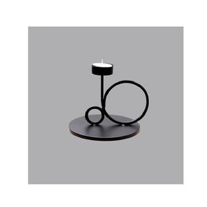 Bougeoirs modernes minimalistes en métal pour bougies chauffe-plat, coniques et cylindriques, idéaux pour la décoration de la maison, du bureau et de la chambre à coucher - Product Image 3