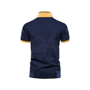 T-shirt polo confortable pour hommes T-shirt polo à séchage rapide pour hommes T-shirt polo en coton et polyester pour hommes - Product Image 3