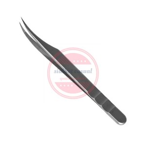 Pince à épiler extension de cils en acier inoxydable avec logo personnalisé - Product Image 3