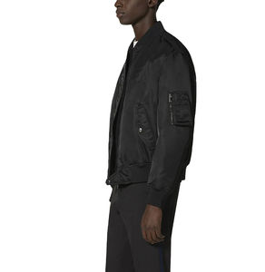 Venta al por mayor OEM de fábrica de encargo de alta calidad chaquetas de gran tamaño con bolsillos de los hombres de nylon de poliéster chaqueta de bombardero para los hombres - Product Image 5