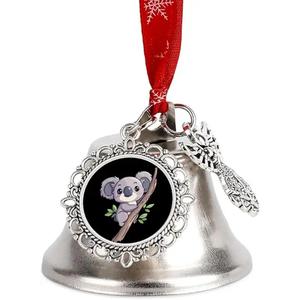 Cloche de décoration de Noël en métal de haute qualité pour les fournitures de fête saisonnières et bel ornement suspendu d'arbre de cloche de Noël - Product Image 4