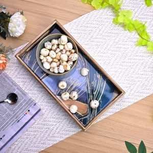 ชุดถาดเสิร์ฟลายลึกลับยามเที่ยงคืน 3 ชิ้น ชุดภาชนะบนโต๊ะอาหารทันสมัยสำหรับบ้านและโรงแรม ราคาสุดคุ้ม - Product Image 6