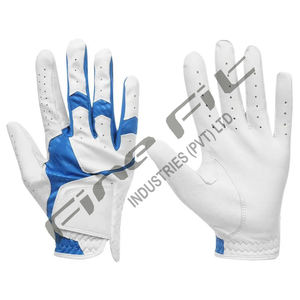 Gants de golf en peau de mouton prix de gros Logo personnalisé poignée de sport en cuir de qualité supérieure protection UV pour hommes et femmes - Product Image 4