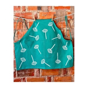 Multi Colour Patched Semi Transparent Embroidered Anti-oil Brief Kitchen <b>Baking</b> Cooking Accessories Bib Apron Drop Shipping - Product Image 4