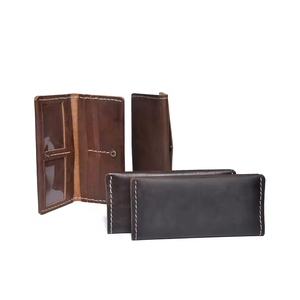 Cartera Larga Bifold Unisex de Cuero, Delgada, con Clip para Billetes, Monedero y Tarjetero - Product Image 2