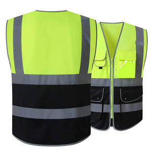 เสื้อกั๊กนิรภัยสะท้อนแสงมองเห็นได้ชัดเจน20471มาตรฐาน Ansi Class 2 EN ISO พร้อมกระเป๋าแบรนด์ที่กำหนดเอง - Product Image 2