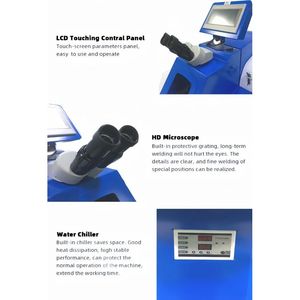 Machine de soudage laser pour bijoux automatique 200W avec système de refroidissement par eau, source laser JPT YAG MAX Raycus 150W, état neuf - Product Image 4