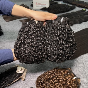 วิกผมคนผมหยิกจากเวียดนามแบบดิบสำหรับต่อผมมนุษย์ผมหยิกอบไอน้ำ - Product Image 1