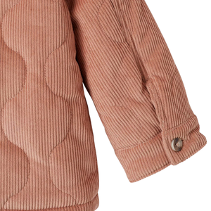 Veste matelassée tendance pour filles, manteau léger imprimé, vêtement d'hiver élégant, design à capuche doux, veste durable pour filles - Product Image 5