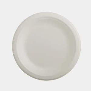 Assiettes en bagasse compatibles micro-ondes, assiettes jetables en fibre de canne à sucre naturelle pour les repas chauds et froids, vente en gros, approvisionnement en vrac - Product Image 2