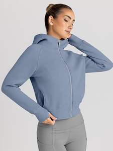 Women's Oversized Sweatshirts <b>Long</b> <b>Sleeve</b> Zip Up Button Down Hoodies <b>with</b> pockets <b>Tunic</b> <b>Tops</b> 2025 Fashion Trendy Fall Clothes - Product Image 6