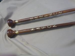 Brass Inlayed Wooden Walking Stick High Quality Wooden Walking Sticks Handcrafted Traditional Bulk Supply by AYAANS - Product Image 5