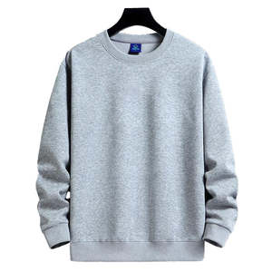 <b>Men's</b> New Velvet Round Neck Pullover Knitwear Cotton Sweater Custom Design Fashion Versatile Youth Casual Bottom <b>Hoodie</b> - Product Image 4