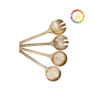 Cucharas de madera asequibles, utensilios de cocina de primera calidad, duraderos y fuertes para cocinar, mezclar, revolver, suministro a granel a bajo precio - Product Image 4