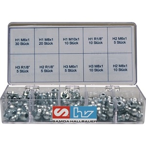 SAMOA HALLBAUER 110-Piece <b>Grease</b> <b>Nipple</b> Assortment - Product Image 1