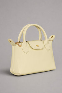 Bolso de Mano Mini Tote de Moda para Mujer |   Bolso de mano de color sólido con cierre de cremallera y cuero PU suave |   Fábrica OEM - Product Image 1