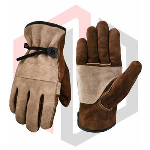 Guantes de Trabajo Resistentes de Cuero Marrón MH-1084 MH EXPORT IMPORT 2025, Cómodos para Trabajos al Aire Libre, Jardinería, Soldadura y Seguridad - Product Image 1
