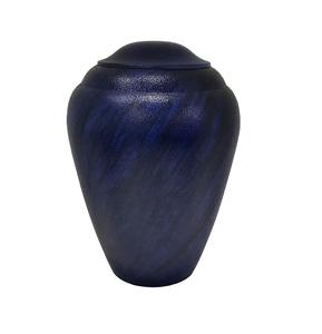 Urne adulte en aluminium de couleur noire et blanche avec thème de nuit d'étoile de lune pour les cendres Urnes commémoratives funéraires - Product Image 6