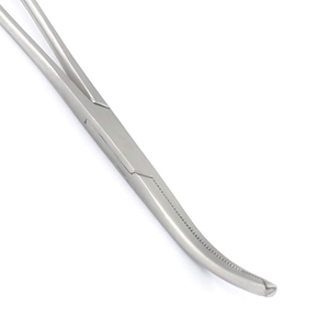 Meilleure qualité 1X2 dents mâchoires dentelées incurvées pince à artère droite en acier allemand 5.5 pouces Rochester Ochsner Kocher pince - Product Image 6