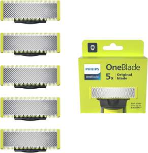 Cuchillas de Repuesto Originales de Acero Inoxidable Philips OneBlade 5 Compatibles con todas las Afeitadoras Eléctricas OneBlade (modelo QP250/50) - Product Image 5