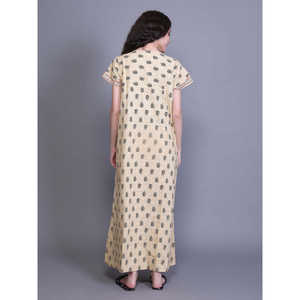 Bata de dormir para mujer 100% algodón estampada con bolsillo lateral, cintura elástica con cordón, suave y transpirable, talla 3XL para invierno - Product Image 6