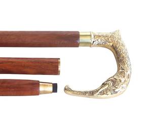 Bastón de madera con mango de latón hecho a mano, bastones decorativos antiguos para hombres y mujeres - Product Image 5