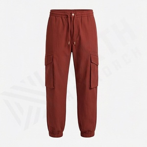 Pantalon cargo technique pour homme, couleur personnalisée, design élégant et fonctionnel, poches utilitaires, utilisation polyvalente, streetwear décontracté pour l'extérieur - Product Image 1