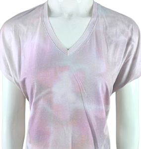 เสื้อยืดผู้หญิงผ้าฝ้าย100% ระบายอากาศแขนสั้นพิมพ์ลายดิจิตอล - Product Image 3