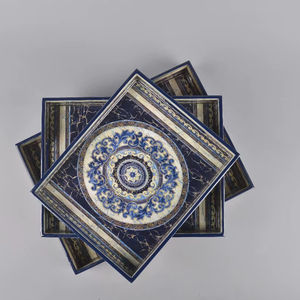 ถาดเสิร์ฟไม้อะคาเซียแข็งกันน้ำสำหรับตกแต่งบ้านถาดเสิร์ฟสำหรับห้องครัวและห้องนั่งเล่น - Product Image 1