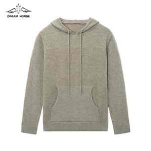 Sudadera con Capucha de Cachemira 100% para Hombre, Diseño Personalizado con Logotipo, Manga Larga, Estilo Mongol - Product Image 1