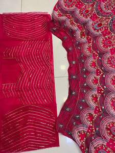 Elegante hilo de bordar con lentejuelas Lehenga con Cancan & Canvas Patta ropa India paquistaní Lehenga Choli para mujer - Product Image 5