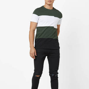 เสื้อยืดลำลองผู้ชายแฟชั่น ทันสมัย ผ้าฝ้าย 100% ลายเรียบ แขนสั้น ระบายอากาศได้ดี เป็นมิตรกับสิ่งแวดล้อม คุณภาพสูง - Product Image 1