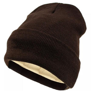 Latest Design Beanie Caps For Unisex <b>Black</b> Color Chunky Knit Beanie Winter Knitted Caps With Custom Design And Size - Product Image 5