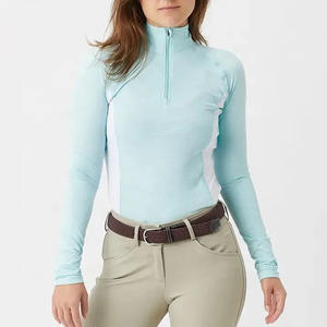 Ropa ecuestre Racing Show Shirt Lady Compresión Top Competición Camisa de equitación Manga corta Camisa de capa base - Product Image 4