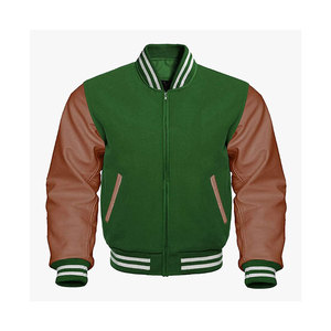 Uniforme d'équipe d'hiver en polaire Vestes d'université pour hommes Veste d'université unie vierge en gros - Product Image 4