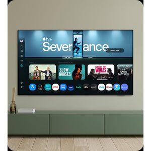 Paquete de Televisor Inteligente Interactivo 4K de 77 Pulgadas con Marco para Fotos y Música, Altavoz Inteligente, Guía Esencial para Cine en Casa - Product Image 2